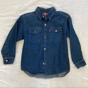 Levi’s long sleeve jean shirt.  Boys Size 8